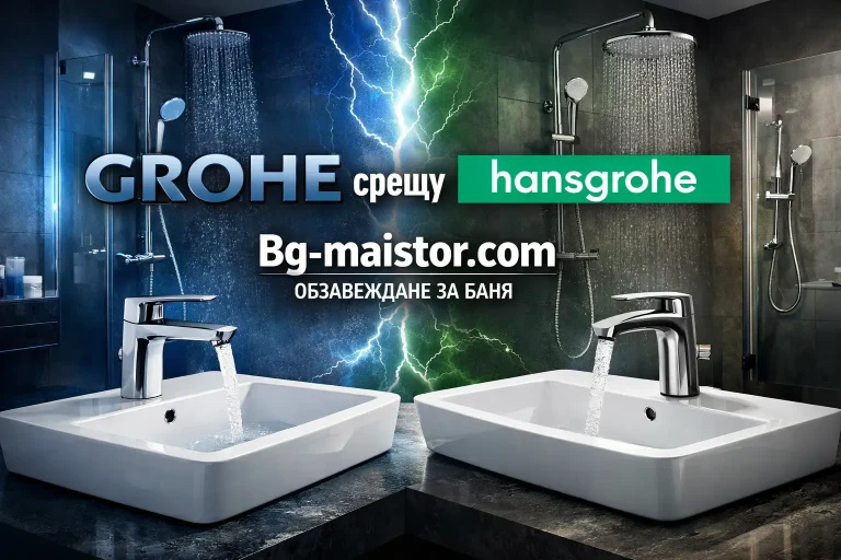 Hansgrohe срещу GROHE в баня | BG-MAISTIOR.COM